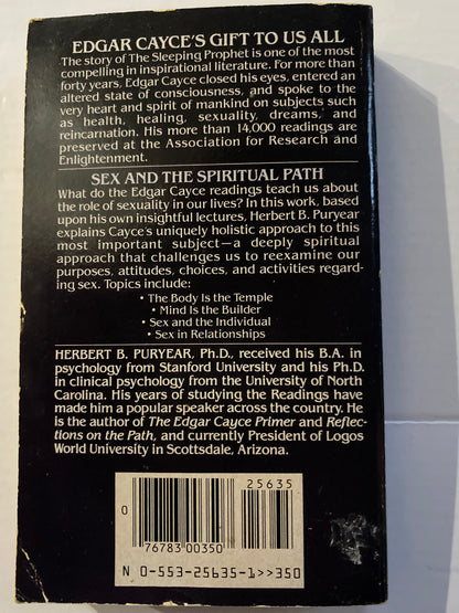 Sex and the Spiritual Path By Herbert Puryear