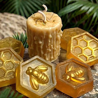 Honey Alchemy — Honey Soaps & Beeswax Candle Gift Set