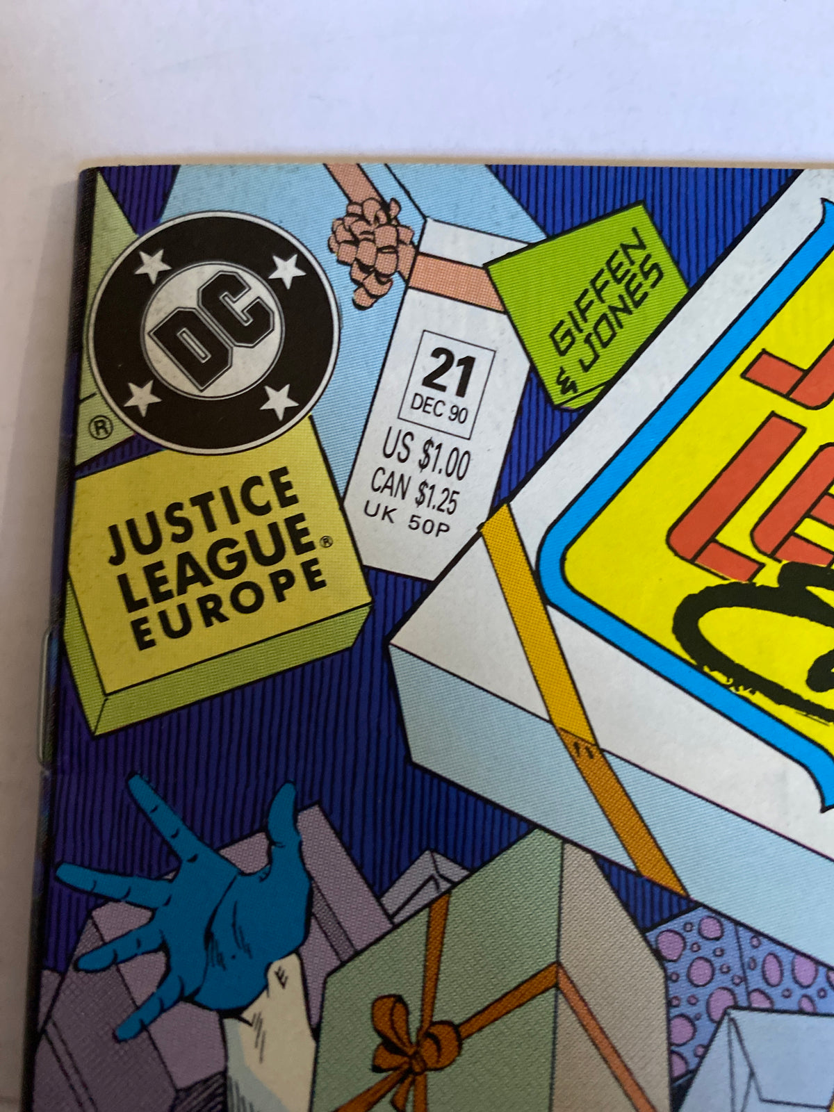 Justice League Europe Comic – DC, December 1990 | Vintage