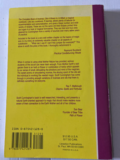 The Complete Book of Incense, Oils and Brews by Scott Cunningham