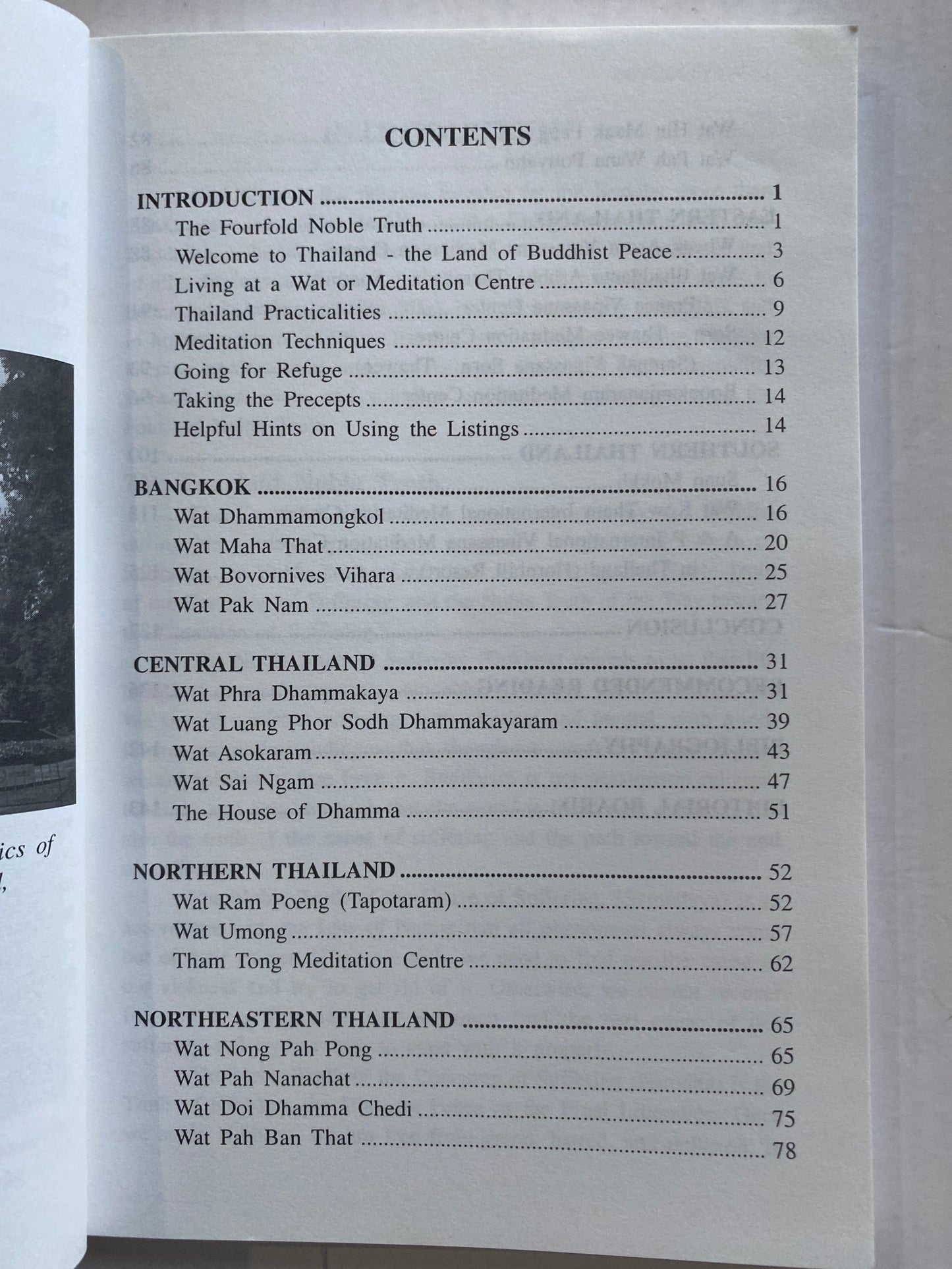 A Guide to Buddhist Monasteries and Meditation Centres in Thailand by Bill Weir