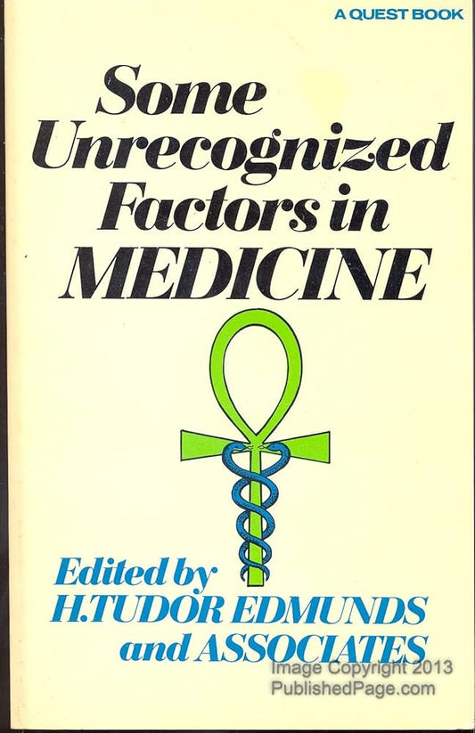 Some Unrecognized Factors in Medicine (Quest Book) cover image
