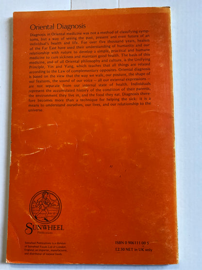 Oriental Diagnosis by Michio Kushi