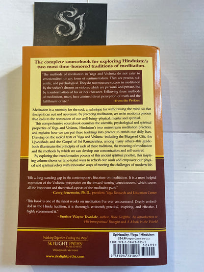 Meditation & Its Practices A Definitive Guide to Techniques and Traditions of Meditation in Yoga and Vedanta by Swami Adiswarananda