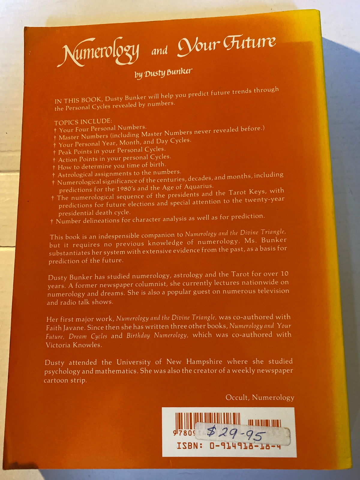 Numerology and Your Future by Dusty Bunker