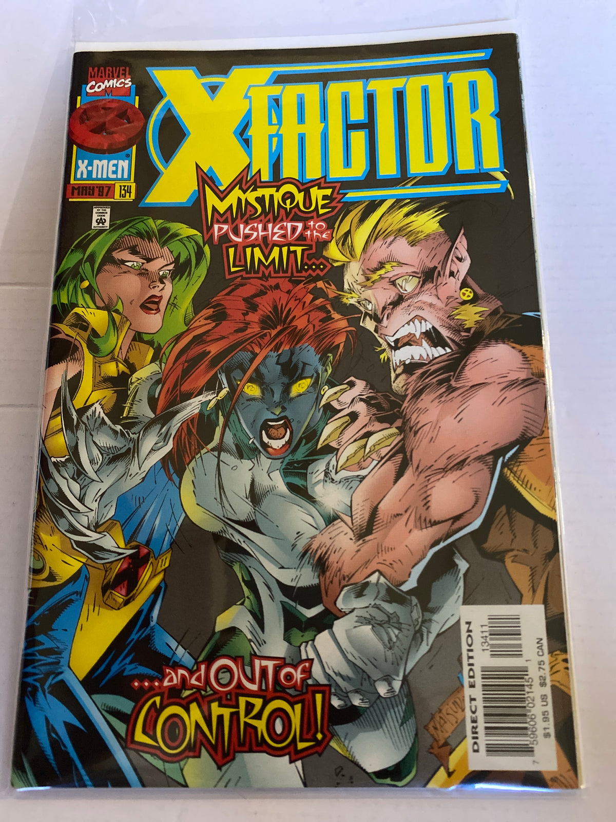 X-Factor Comic – Mystique Pushed to the Limit, May 1997
