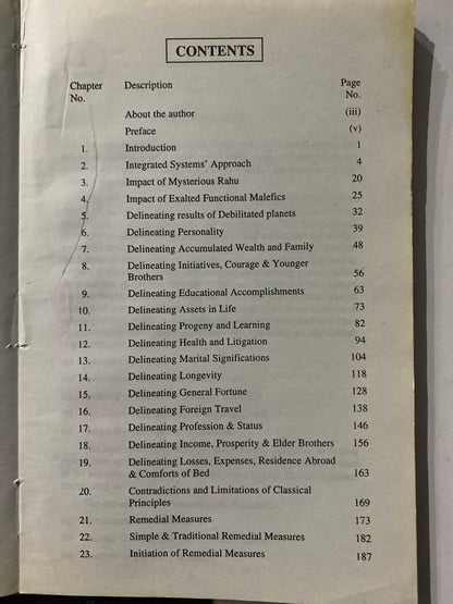 Systems' Approach for Interpreting Horoscopes by V.K. Choudhry & K. Rajesh Chaudhary