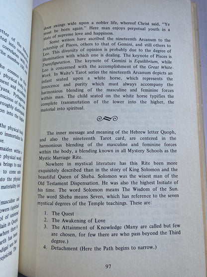 Bible and the Tarot by Corrine Heline