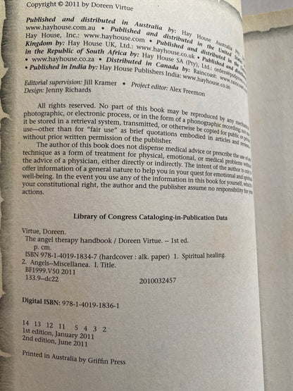 The Angel Therapy Handbook by Doreen Virtue
