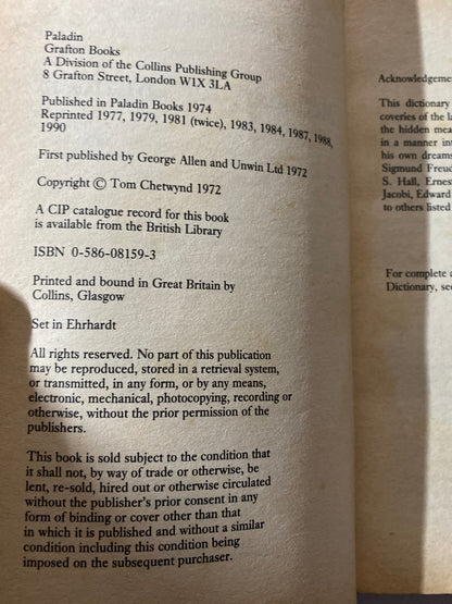 Dictionary for Dreamers by Tom Chetwynd