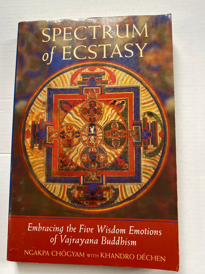Spectrum of Ecstasy: Embracing the Five Wisdom Emotions of Vajrayana Buddhism by Ngakpa Chögyam & Khandro Déchen