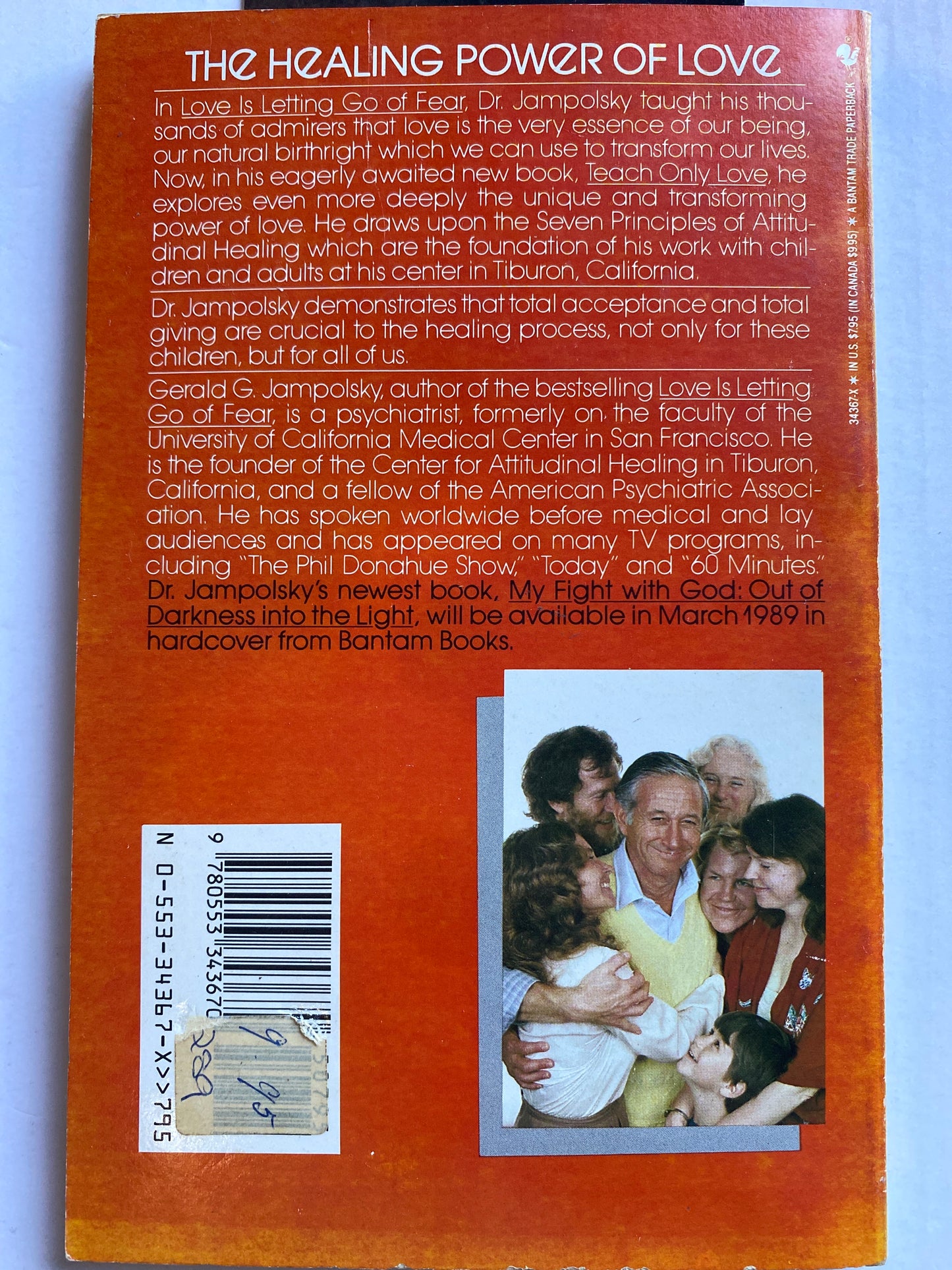 Teach Only Love by Gerald Jampolsky 1984 paperback