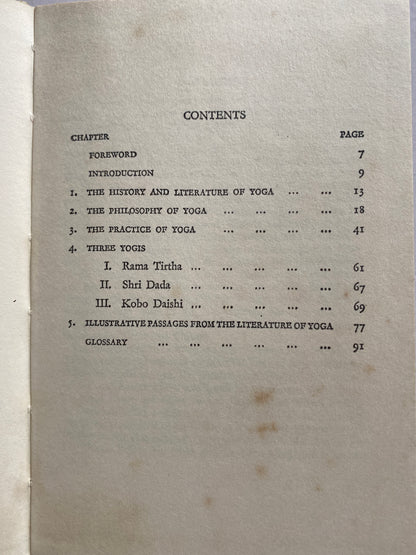 Yoga (A Foyles Handbook)  by Hari Prasad Shastri