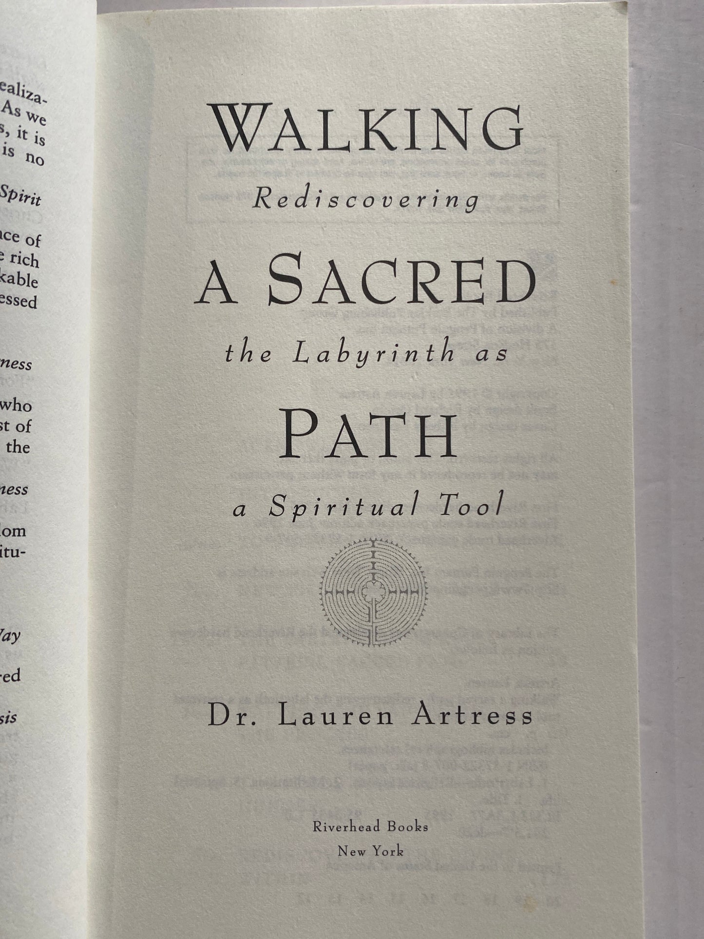 Walking a Sacred Path by Lauren Artress