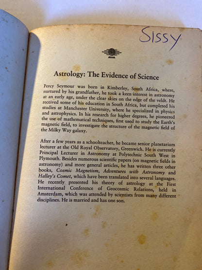 Astrology: The Evidence of Science by Percy Seymour and Charles Harvey