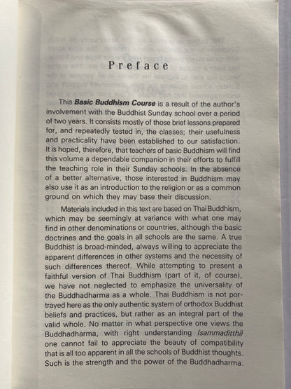 Basic Buddhism Course by Sunthorn Plamintr