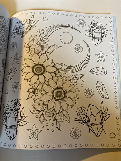 The Witch & Fairy Colouring Book for Adults