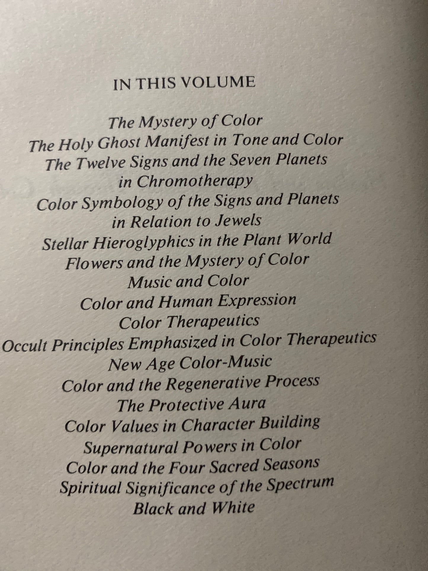 Healing and Regeneration Through Color by Corinne Heline