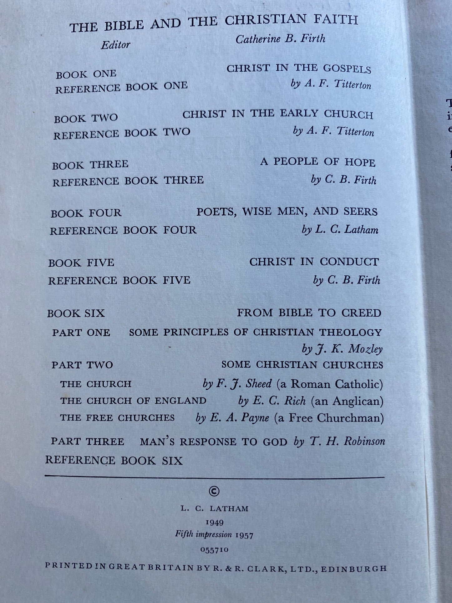 Poets, Wise Men and Seers by L. C. Latham