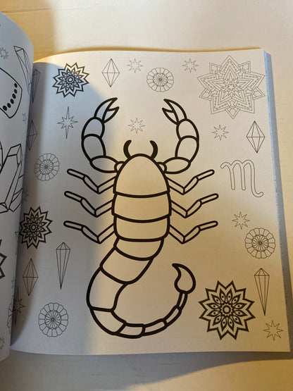 The Zodiac & Astrology Colouring Book for Adults