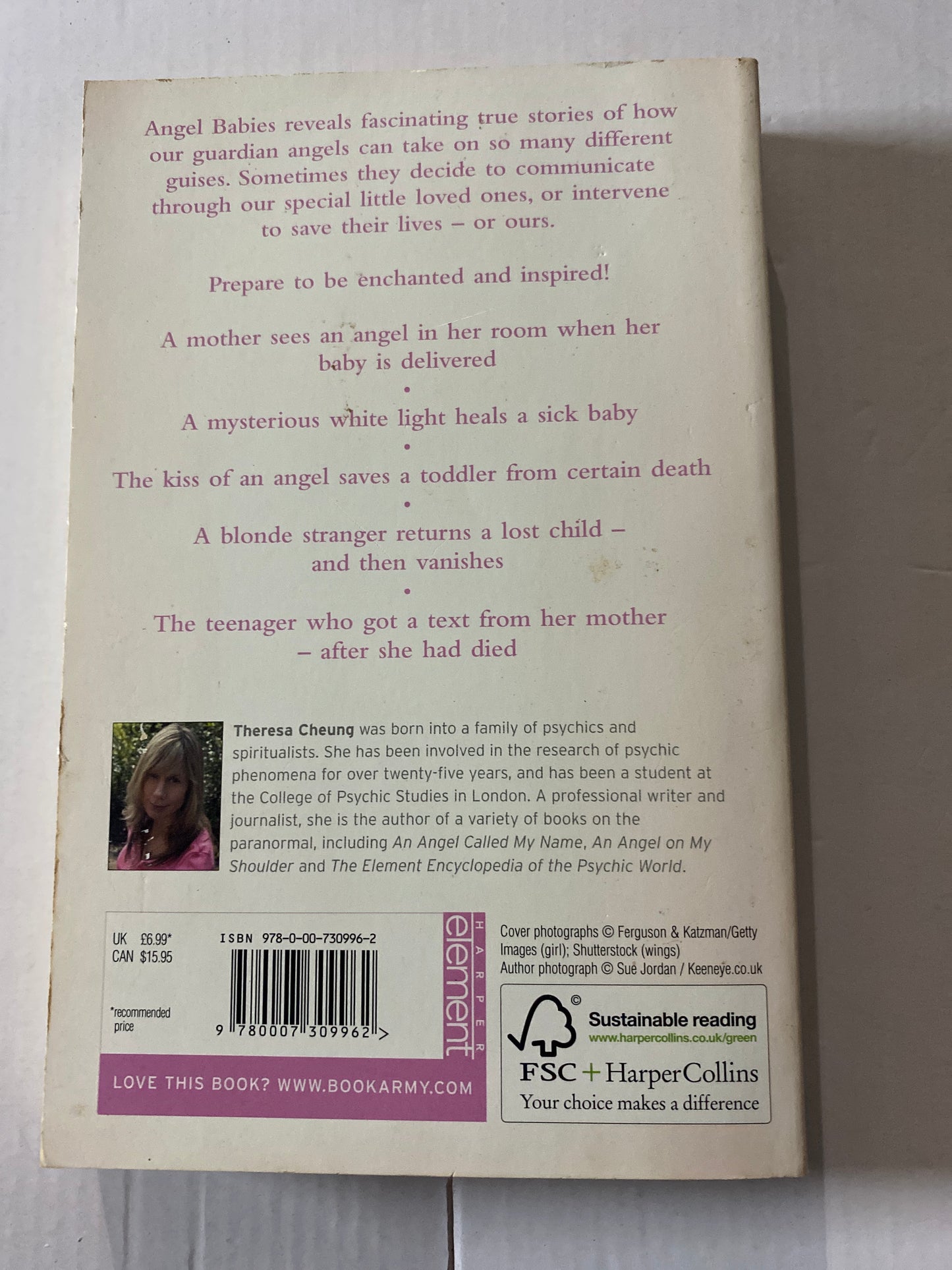 Angel Babies: And Other Amazing True Stories of Guardian Angels by Theresa Cheung