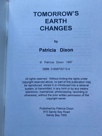 Tomorrow's Earth Changes by Patricia Dixon