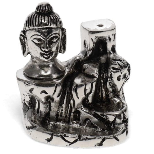 Buddha Head Aluminium Backflow Incense Burner