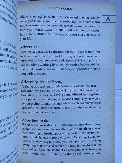Dictionary of Dreams By Rose Inserra