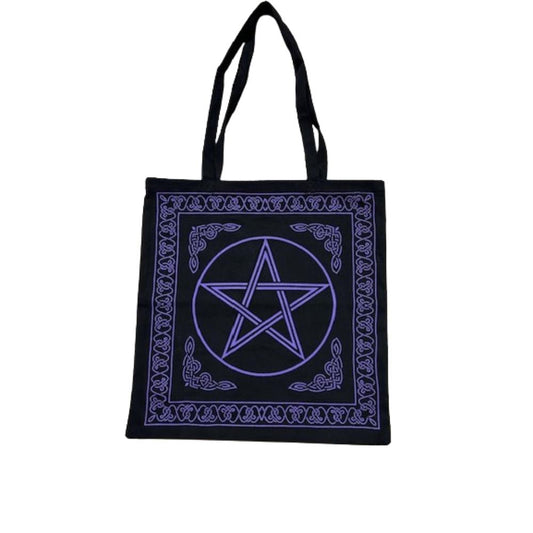 Pentagram Cotton Tote Bag – 40 cm