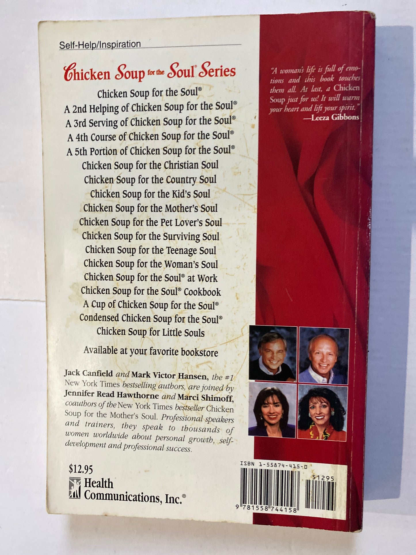 Chicken Soup for the Woman's Soul by Jack Canfield, Mark Victor Hansen, Jennifer Read Hawthorne & Marci Shimoff