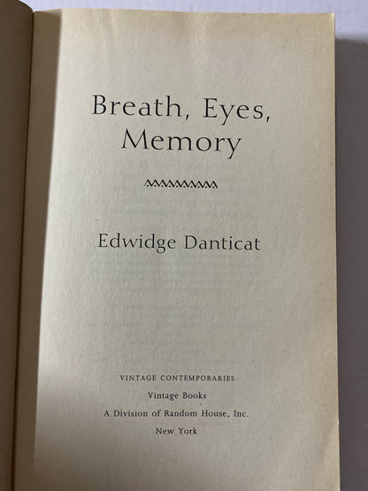 Breath, Eyes, Memory (Oprah's Book Club) by Edwidge Danticat
