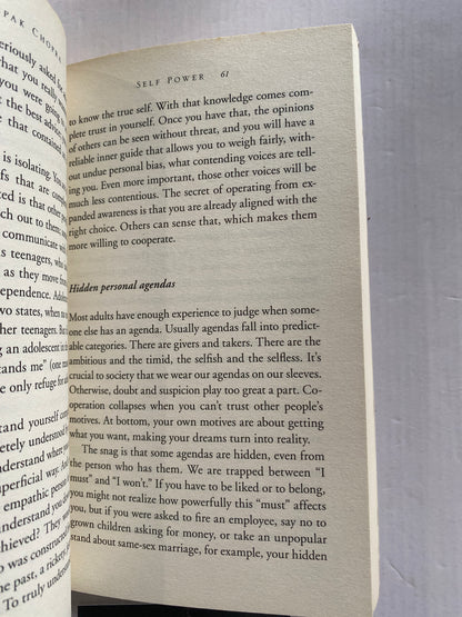 Self Power by Deepak Chopra