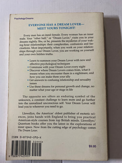 Vintage The Dream Lover Les Peto 1991 Llewellyn Rare Dream Analysis Psychology