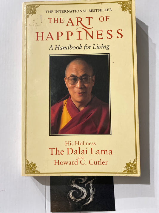 The Art of Happiness: A Handbook for Living by the Dalai Lama & Howard C. Cutler white cover
