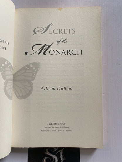 Secrets of the Monarch by Allison DuBois