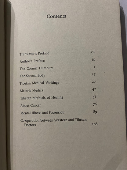 The Tibetan Art of Healing by Theodore Burang Rare Collectable