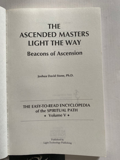 Ascended Masters Light the Way by Dr Joshua David Stone