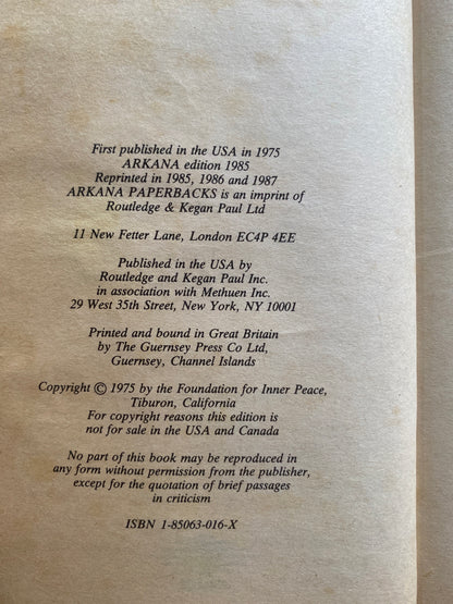 A Course in Miracles by Foundation for Inner Peace