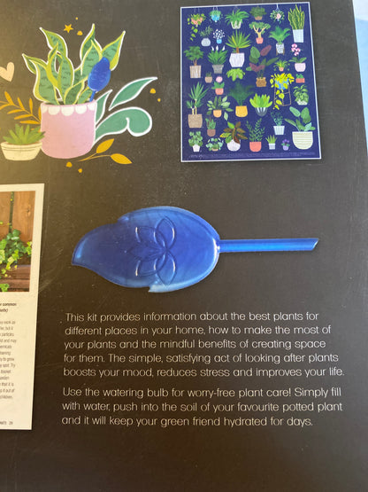 The Power of Plants Self-Care & Plant-Care Kit | Book, Watering Bulb & Poster