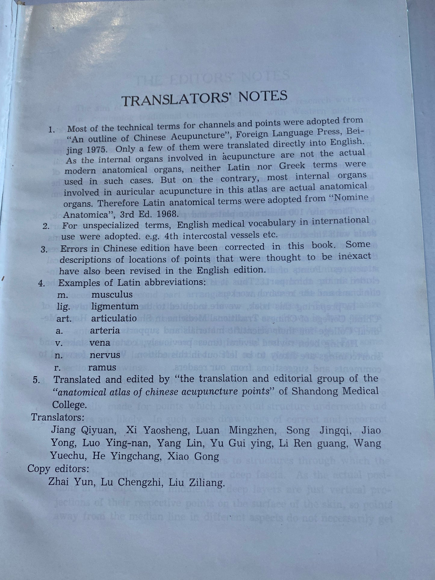 Anatomical Atlas of Chinese Acupuncture Points by Chen Jing