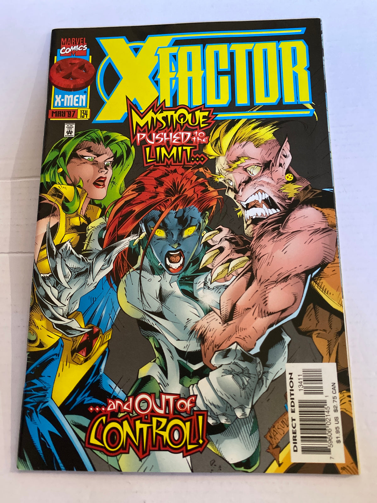 X-Factor Comic – Mystique Pushed to the Limit, May 1997