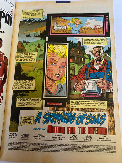 X-Men: Soul Skinner – Marvel Comics, February 1992