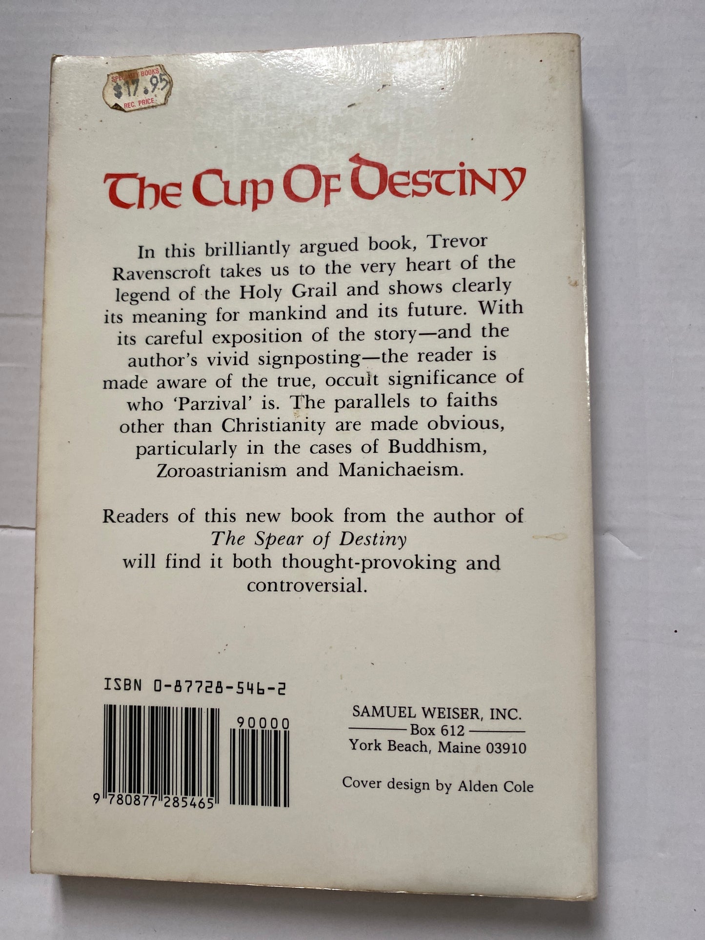 The Cup of Destiny by Trevor Ravenscroft
