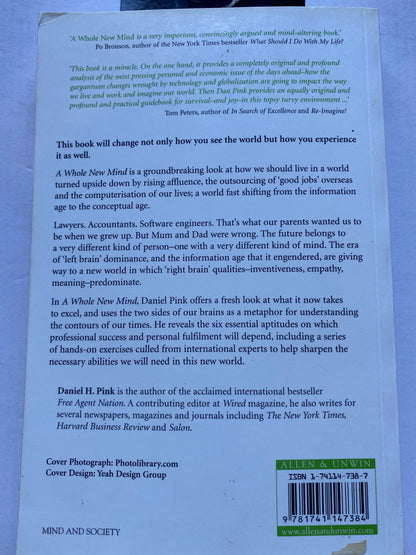 A Whole New Mind by Daniel H. Pink Ground breaking best seller