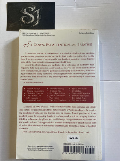 Commit to Sit by Joan Duncan Oliver & James Shaheen