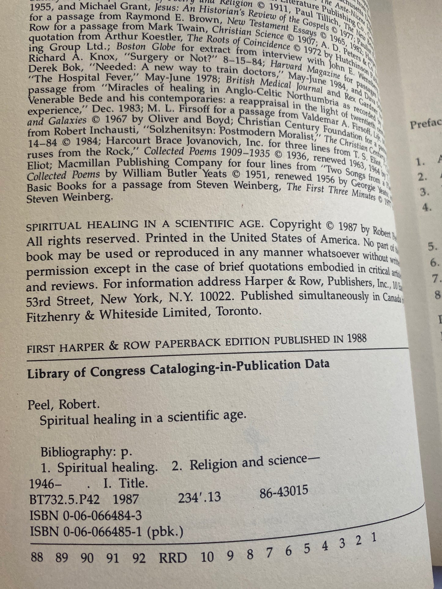 Spiritual Healing in a Scientific Age by Robert Peel