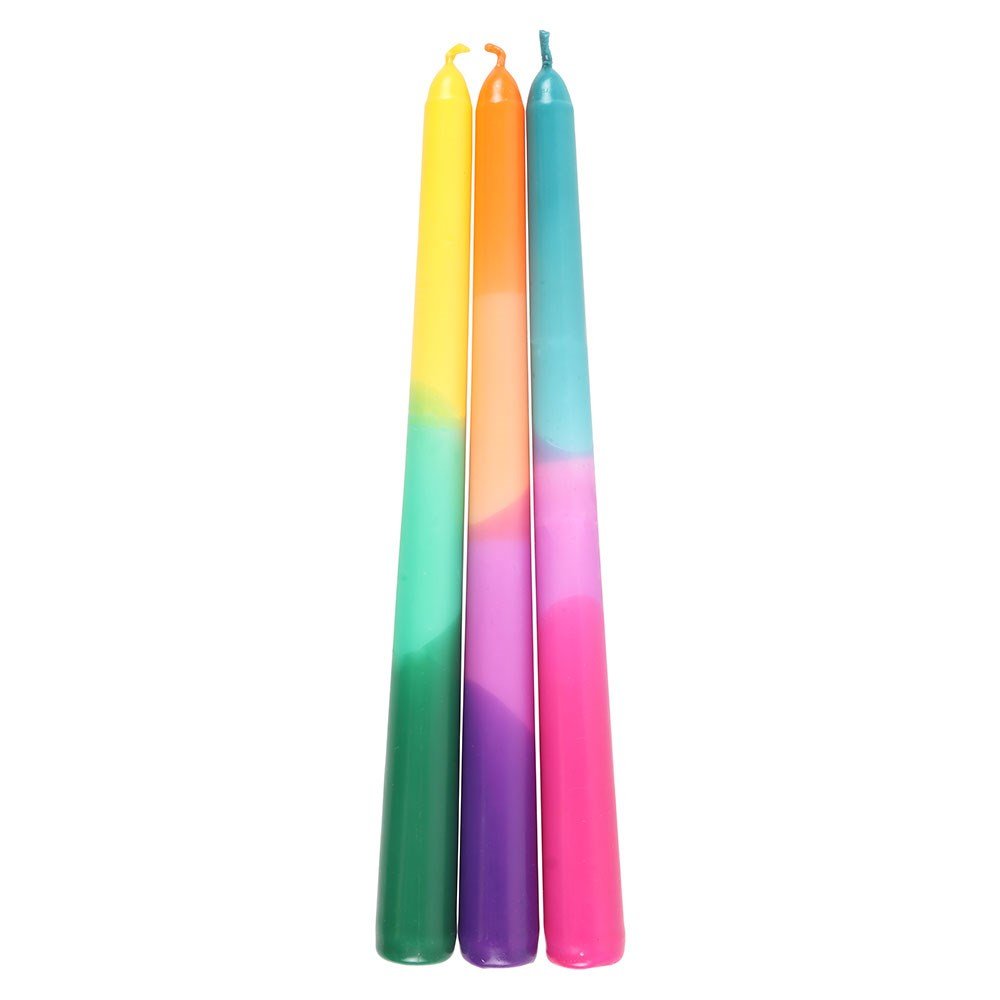 Aura Energy Hand-Dipped Taper Candles – Set of 3