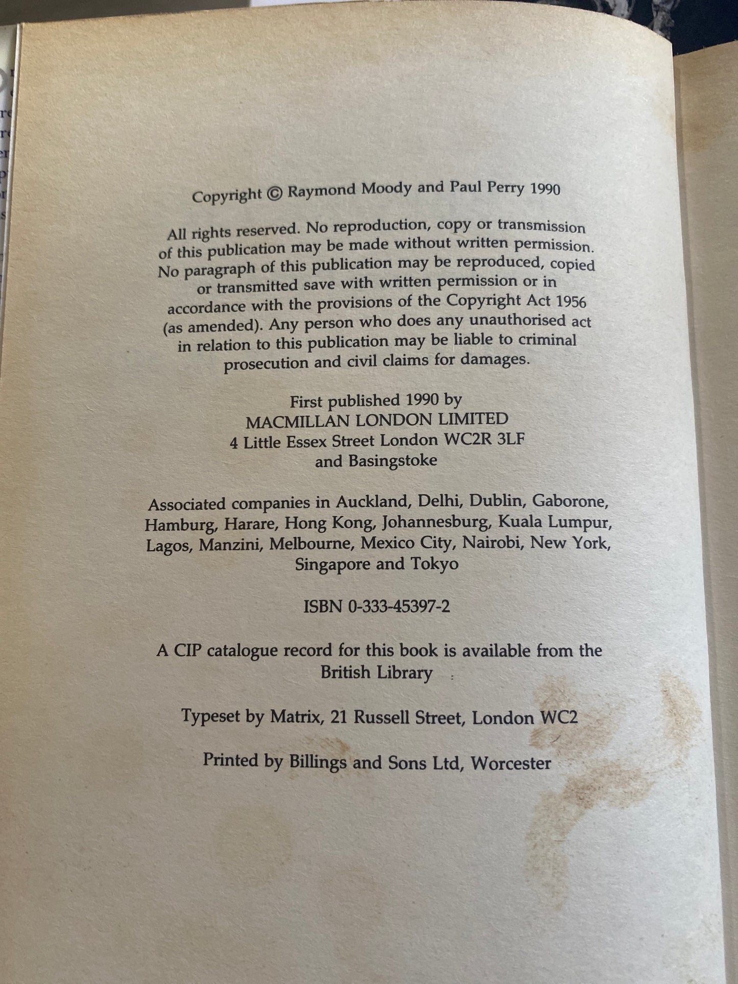 Life Before Life by Dr Raymond Moody & Paul Perry