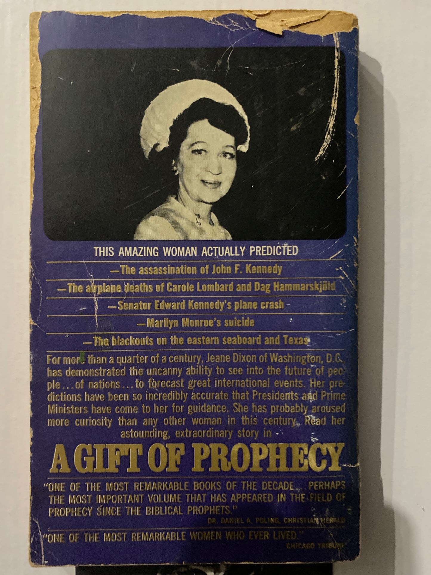 A Gift of Prophecy by Ruth Montgomery Vintage 1966 Collectable
