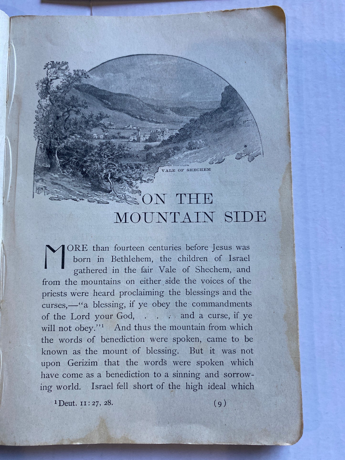 Antique Thoughts from the Mount of Blessing - Ellen G. White (Price One Shilling Edition)